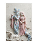 Pastel Radha Krishna