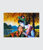 Divine Melody by the Autumn Lake
