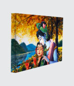 Divine Melody by the Autumn Lake - Image 2