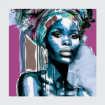 Soul of Africa - The Watercolor Tribal Queen