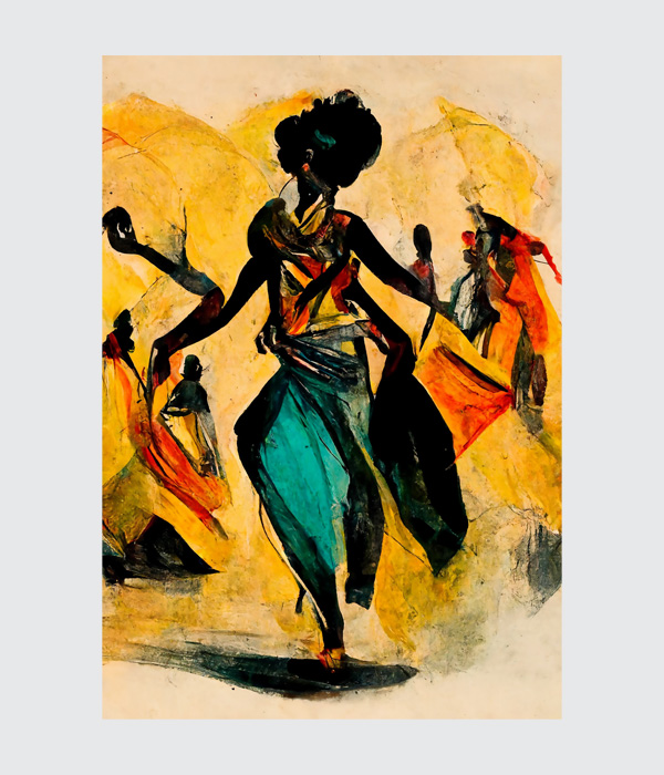 V130_calture_40x60-inch_1 Echoes of the Festival Dance - Image 1
