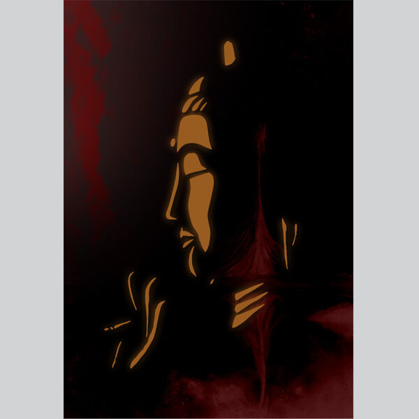 Inner Light - The Golden Buddha Silhouette