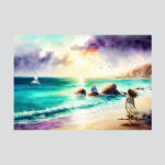 Serene Shores - The Beach Sunset Dream