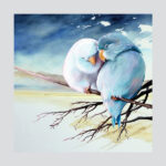 Together in Solitude - The Blue Love Birds