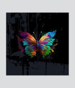 The Rainbow Splash Butterfly