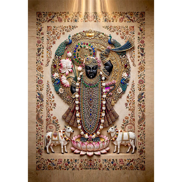 Divine Krishna – Royal Devotion in Bloom