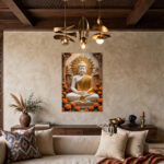 Golden Serenity – Buddha in the Temple - Image 3