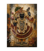 Rustic Shrinathji Lotus Blessing
