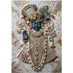 Divine Shrinathji 3D Relief Canvas