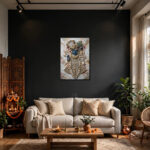 Divine Shrinathji 3D Relief Canvas - Image 3