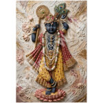 Divine Krishna with Peacock Feathers