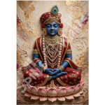 Meditative Krishna Divine Serenity