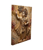 Divine Krishna in Golden Grace - Image 2