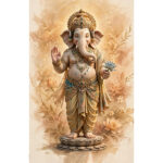 Bala Ganesha - The Divine Child with Lotus Blessing