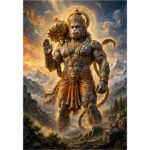Powerful Hanuman Canvas