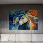 Majestic Blue Horses - Image 3