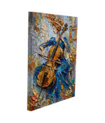 Melody in Impasto Blue - Image 2