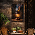 Vintage Lantern Flame - Image 3