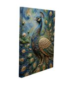 Royal Blue Gold Peacock - Image 2