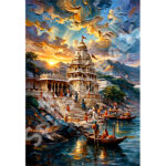 Golden Sunset Temple