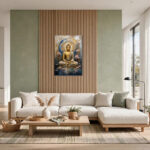 Meditating Buddha with Lotus - Image 3