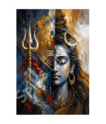 Half Face Lord Shiva