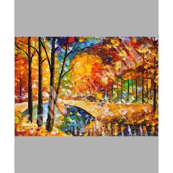 Colorful Forest Lake