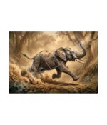 Running Wild Elephant