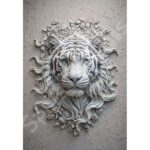 White Tiger 3D Relief