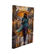 Golden Umbrella Lady - Image 2