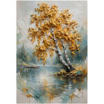 Golden Serenity by the Lake