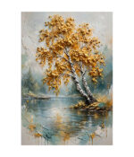 Golden Serenity by the Lake