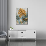Golden Serenity by the Lake - Image 3