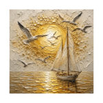 Golden Voyage at Sunset