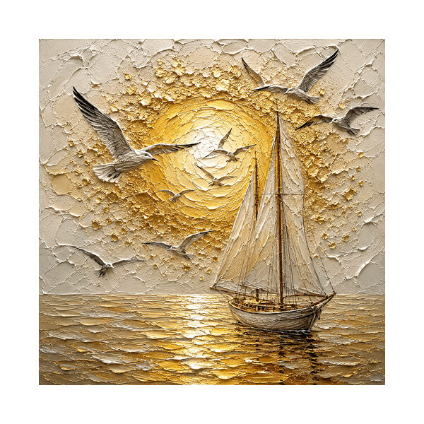 Golden Voyage at Sunset